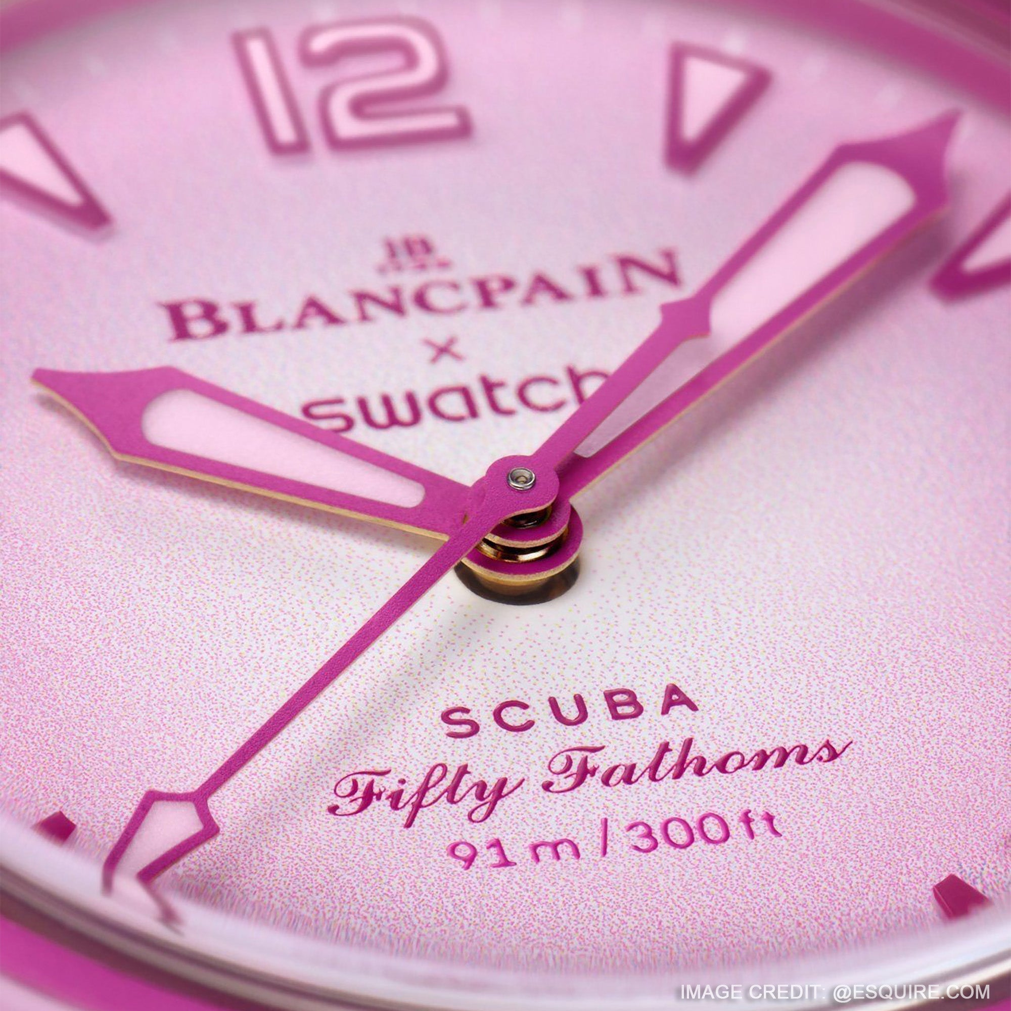 New Swatch x Blancpain Scuba Fifty Fathoms Pink Ocean