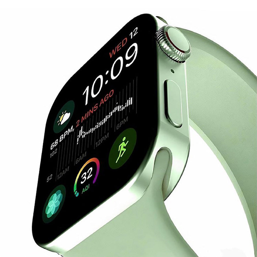 apple watch case tiffany green strap for series 6,7 44mm 45mm