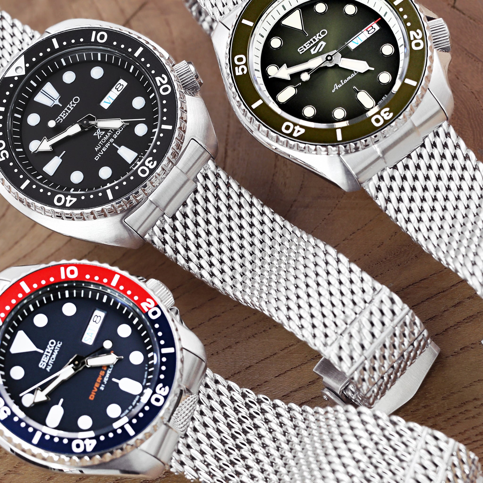 Mesh and Match with Seiko SKX 007 & New Seiko 5 Sports Models