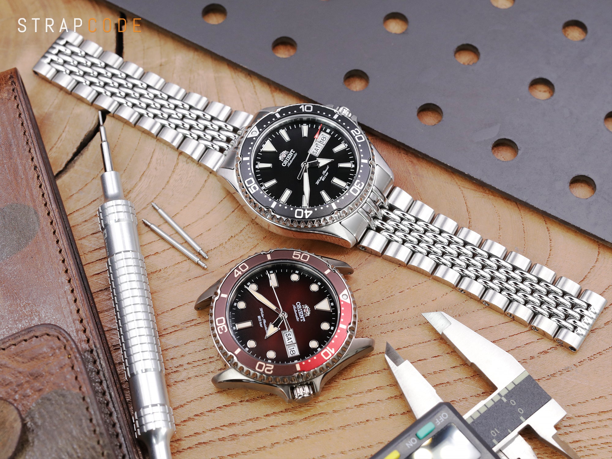 Two Great New Orient Divers: Orient Kamasu / Mako 3 Bronze & Black Review by Strapcode