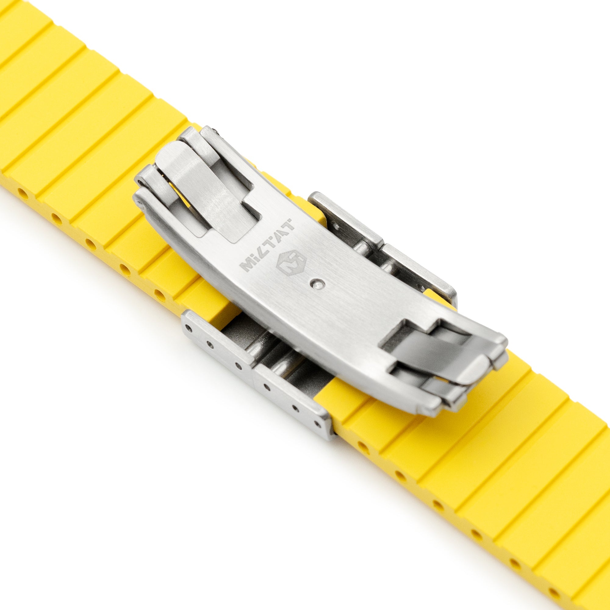 Quick Release FKM27 Yellow FKM Rubber watch strap Strapcode watch bands