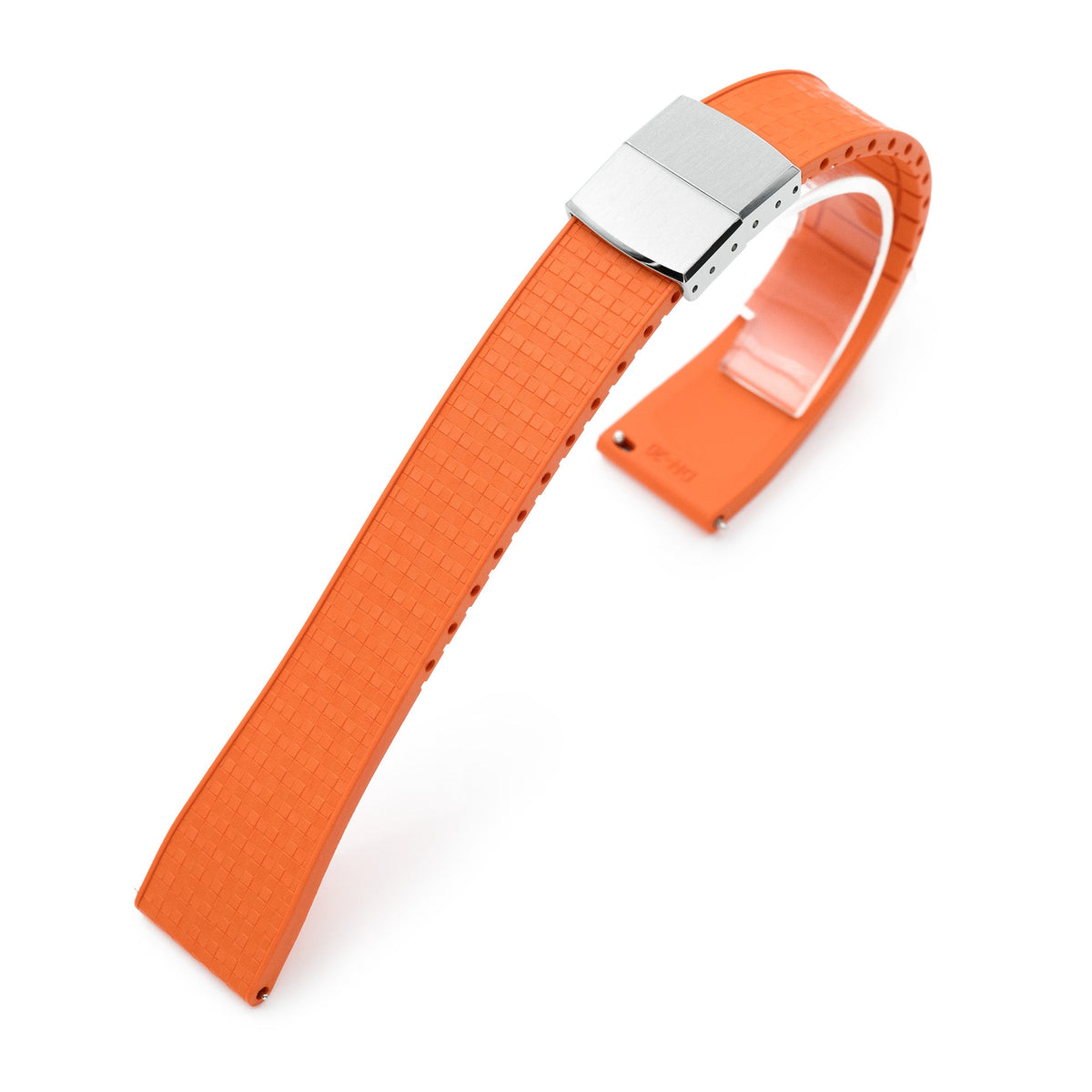 Quick Release FKM29 Orange FKM Rubber watch strap Strapcode watch bands