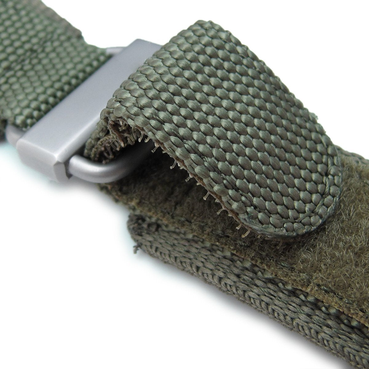 20mm, 22mm Nylon Sport Velcro Watch Strap, Army Green / Black / Blue –  Revival Strap