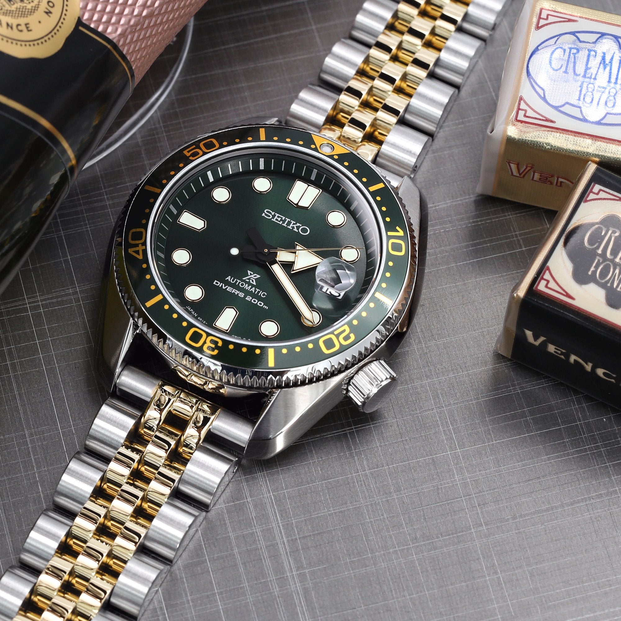 Strapcode Stainless Steel ANGUS Jubilee Bracelet for Seiko Turtle