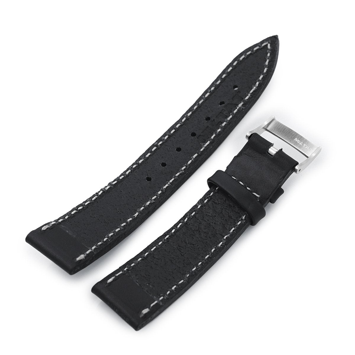 Men's Australian Made Leather Belt. Triton Black