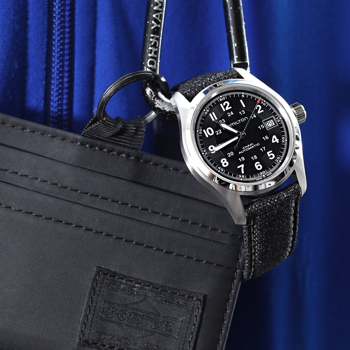 Black Canvas Watch Strap - Genuine Leather - 20mm – BarraStraps