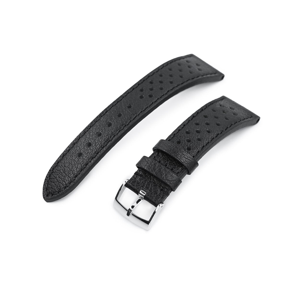 Black Leather Watch Strap