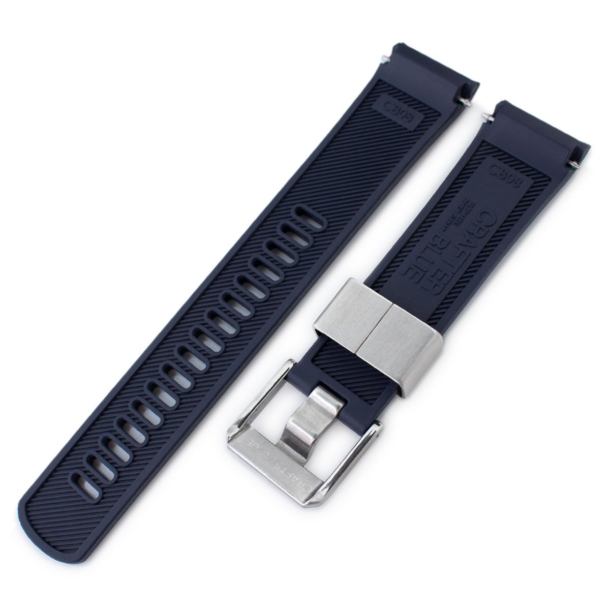 CURVED END RUBBER STRAP FOR SEIKO TURTLE (CB08) – Crafter Blue