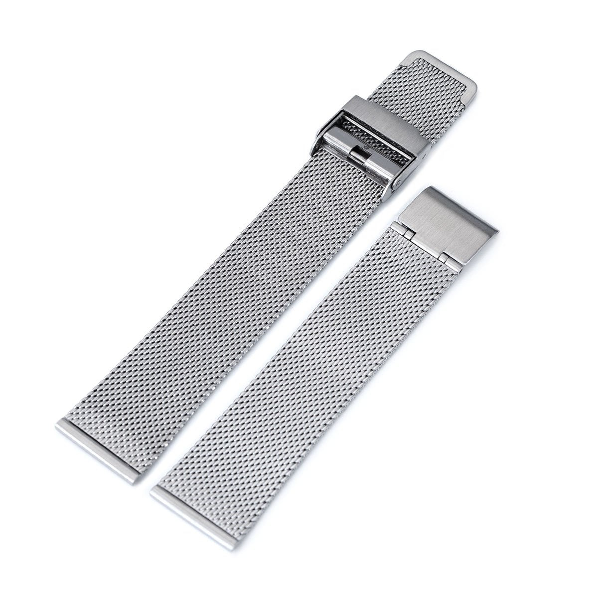 Stainless Steel Mesh Watch Band for Men Women Quick Release Metal Watch  Straps Adjustable Folding Clasp Wristband 18mm 20mm 22mm