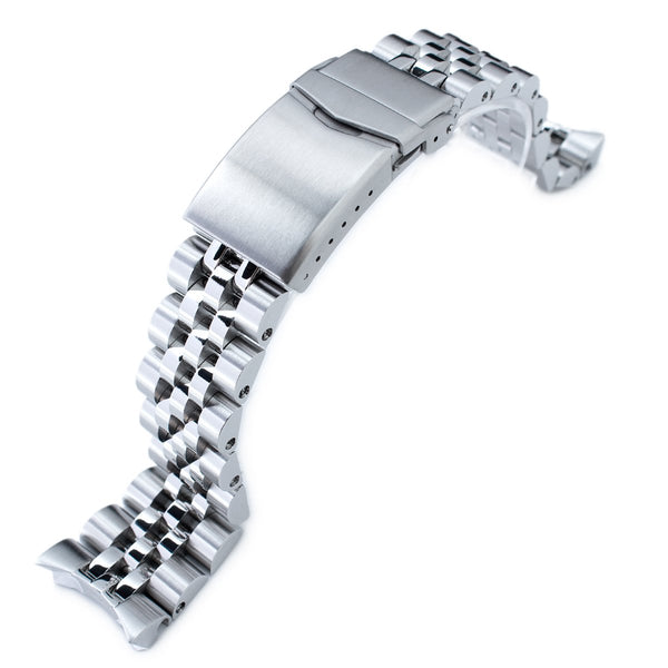 22mm Hollow Curved WatchBand Jubilee Bracelet For Seiko Prospex