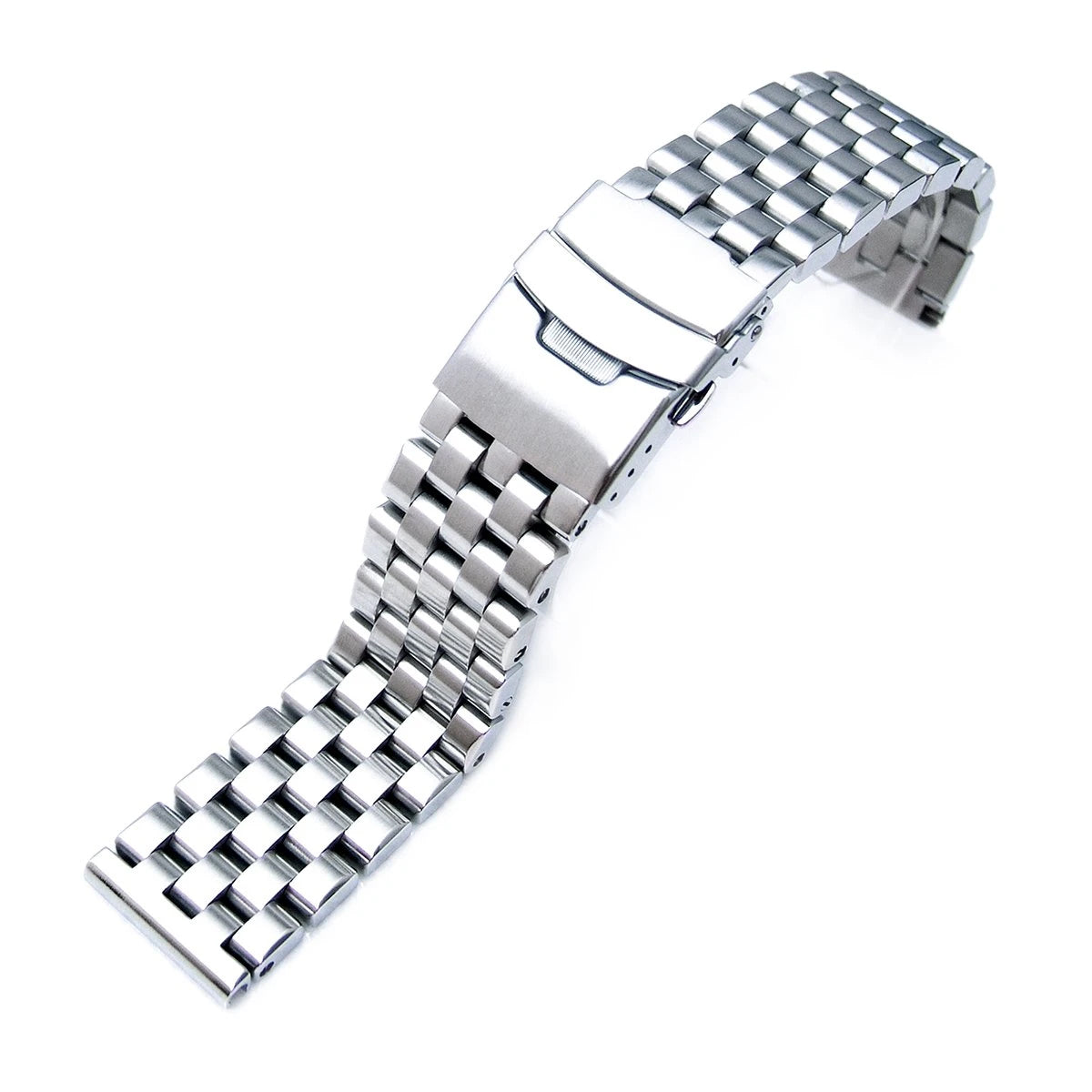  Stainless Steel 22mm Watch Band Silver Solid