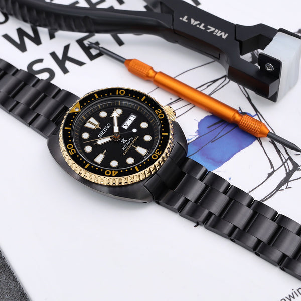 Seiko black clearance turtle srpc49k1