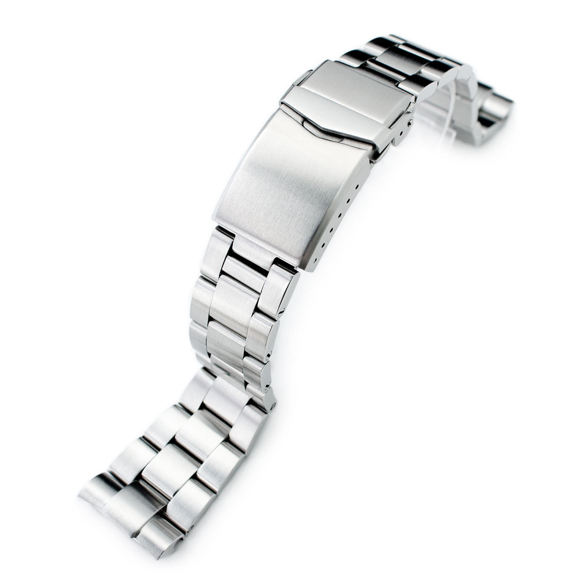 President 22mm (Replacement for Seiko Turtle or other similar models) Solid  End Links Solid Stainless Steel Bracelet