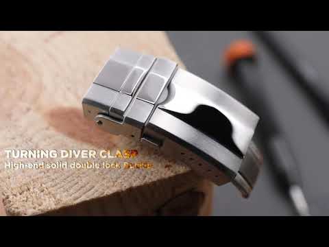 MiLTAT Turning Clasp stainless steel Diver watch clasp