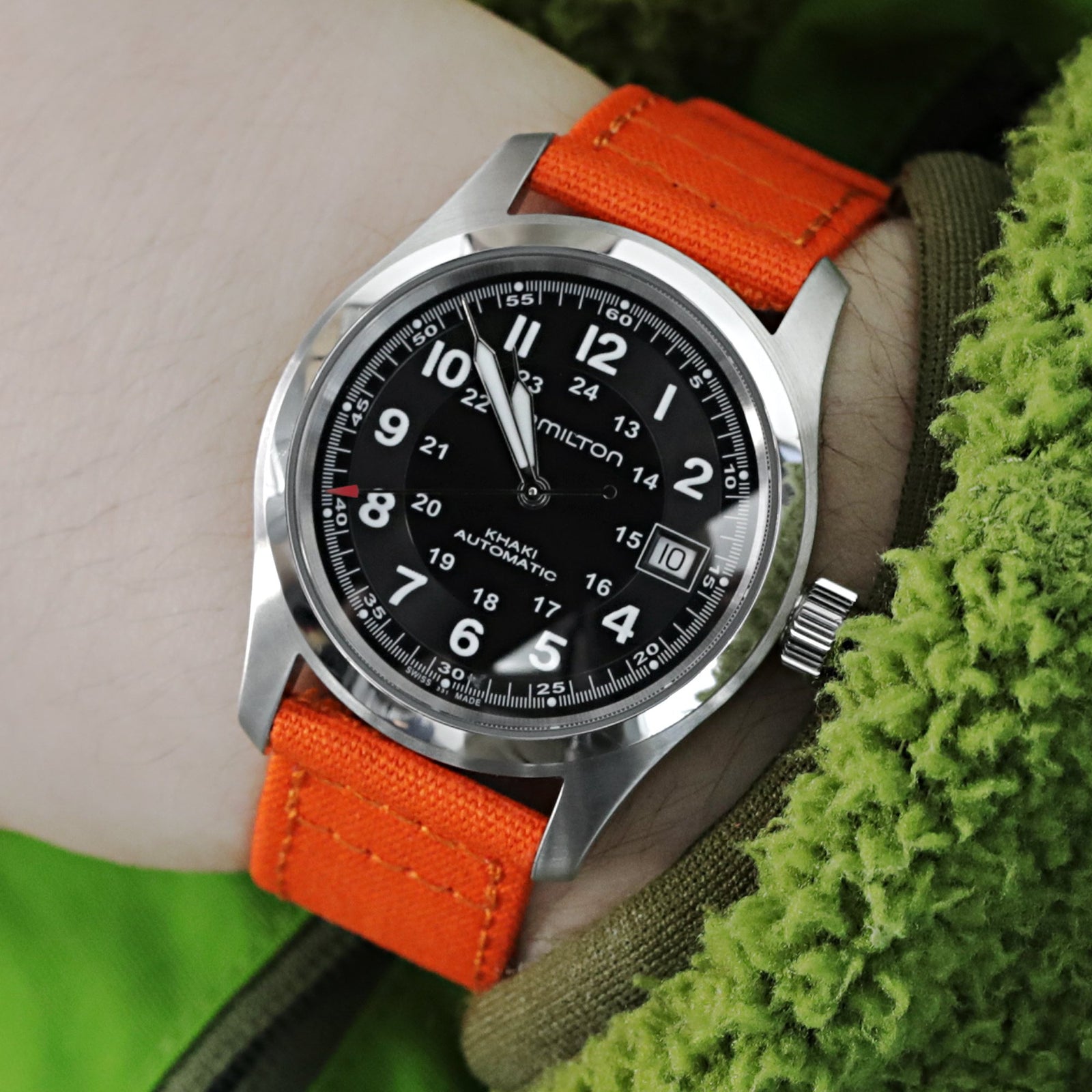 Hamilton hot sale watch orange