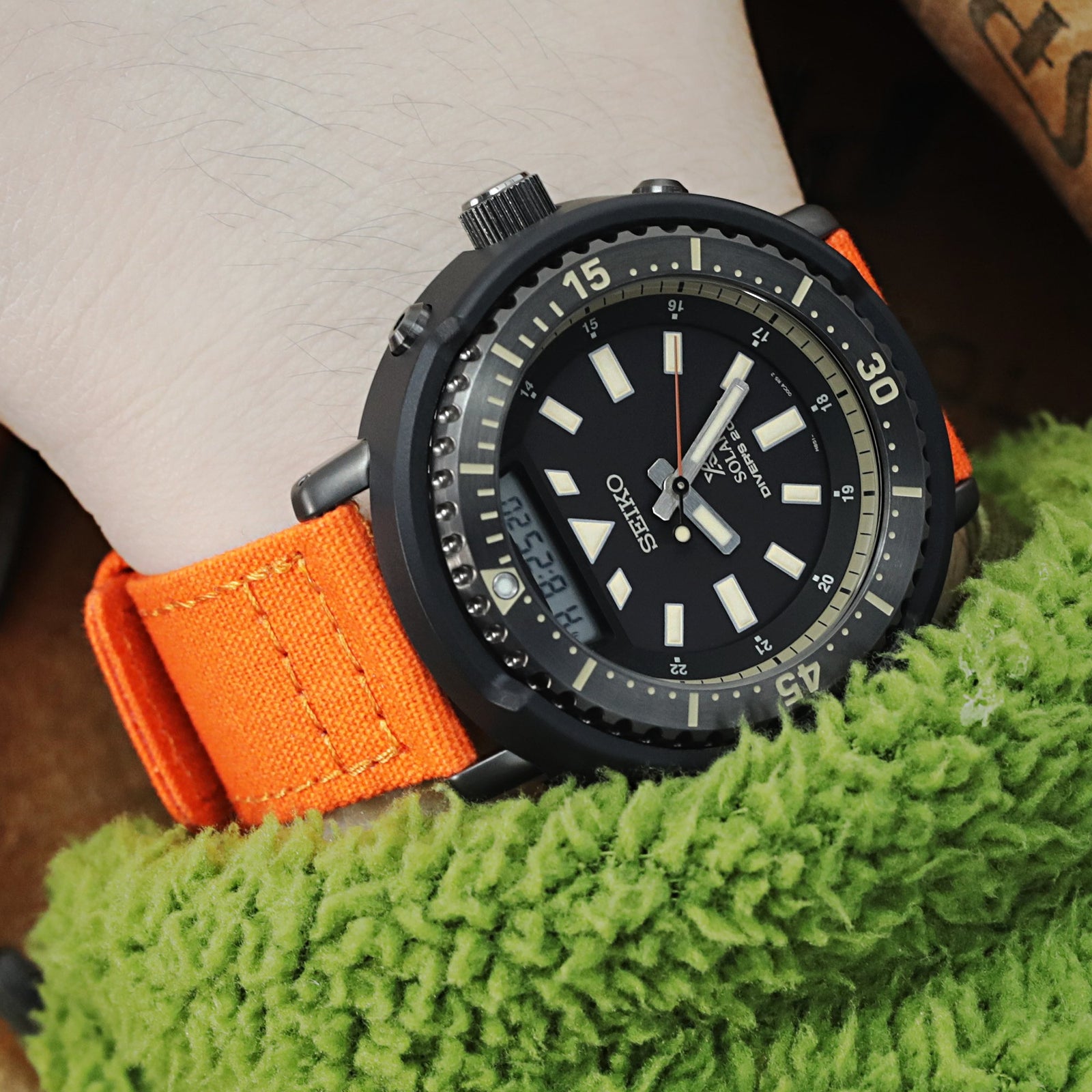 Orange Quick Release Canvas Watch Strap Strapcode