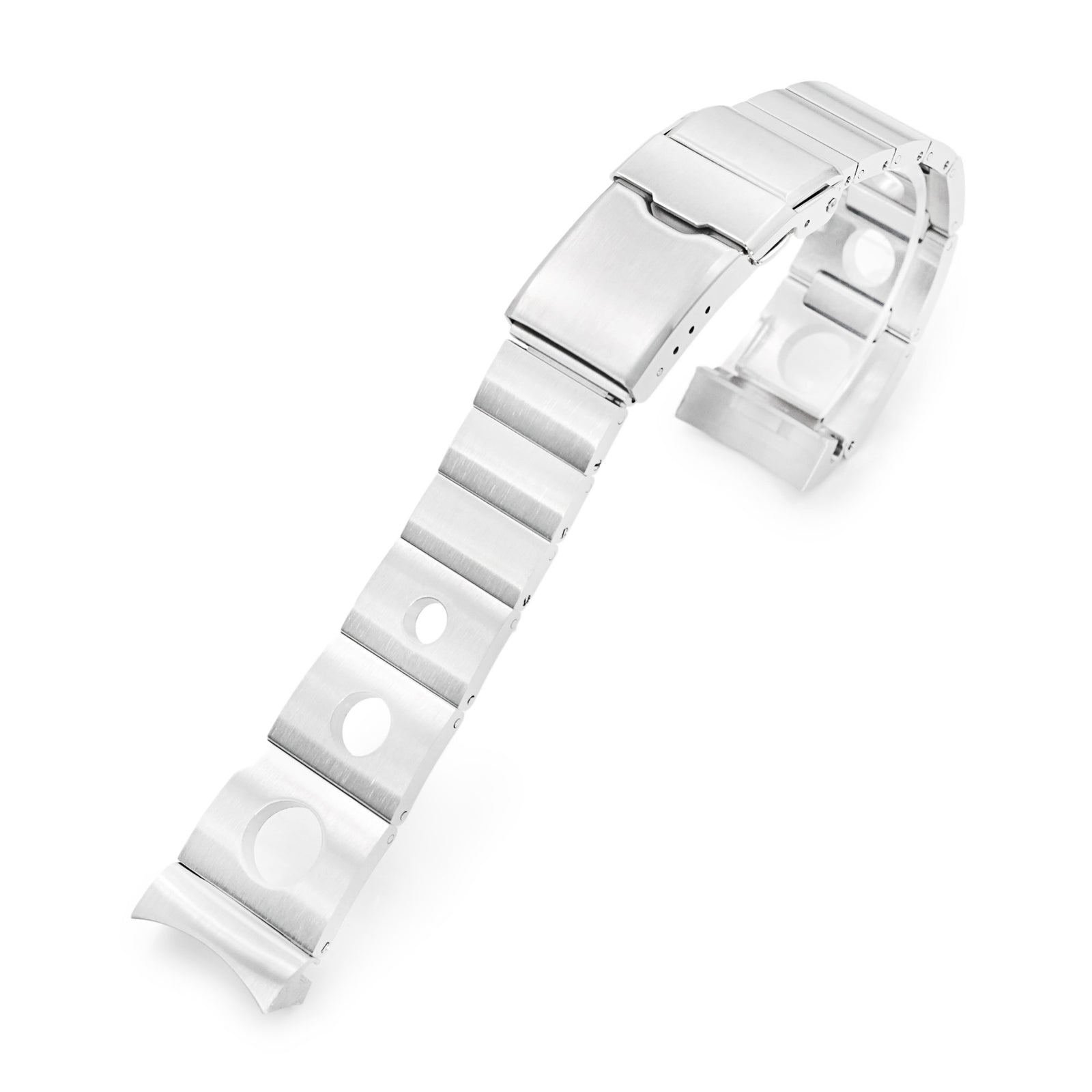 Seiko 5 Sports 40mm Curved End Rollball Watch Bands | Strapcode