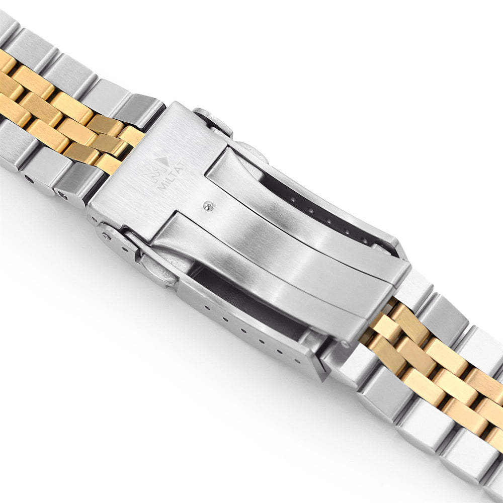 Straight End 22mm Stainless Steel J Louis Bracelet | Strapcode