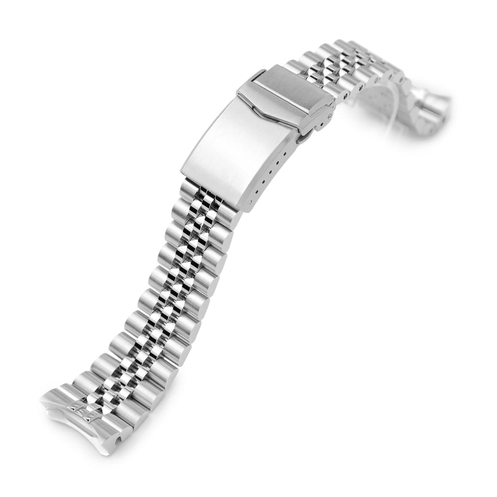 22mm Super-J Louis Watch Band for Seiko 5 Sports 42.5mm, 316L Stainless  Steel Brushed V-Clasp