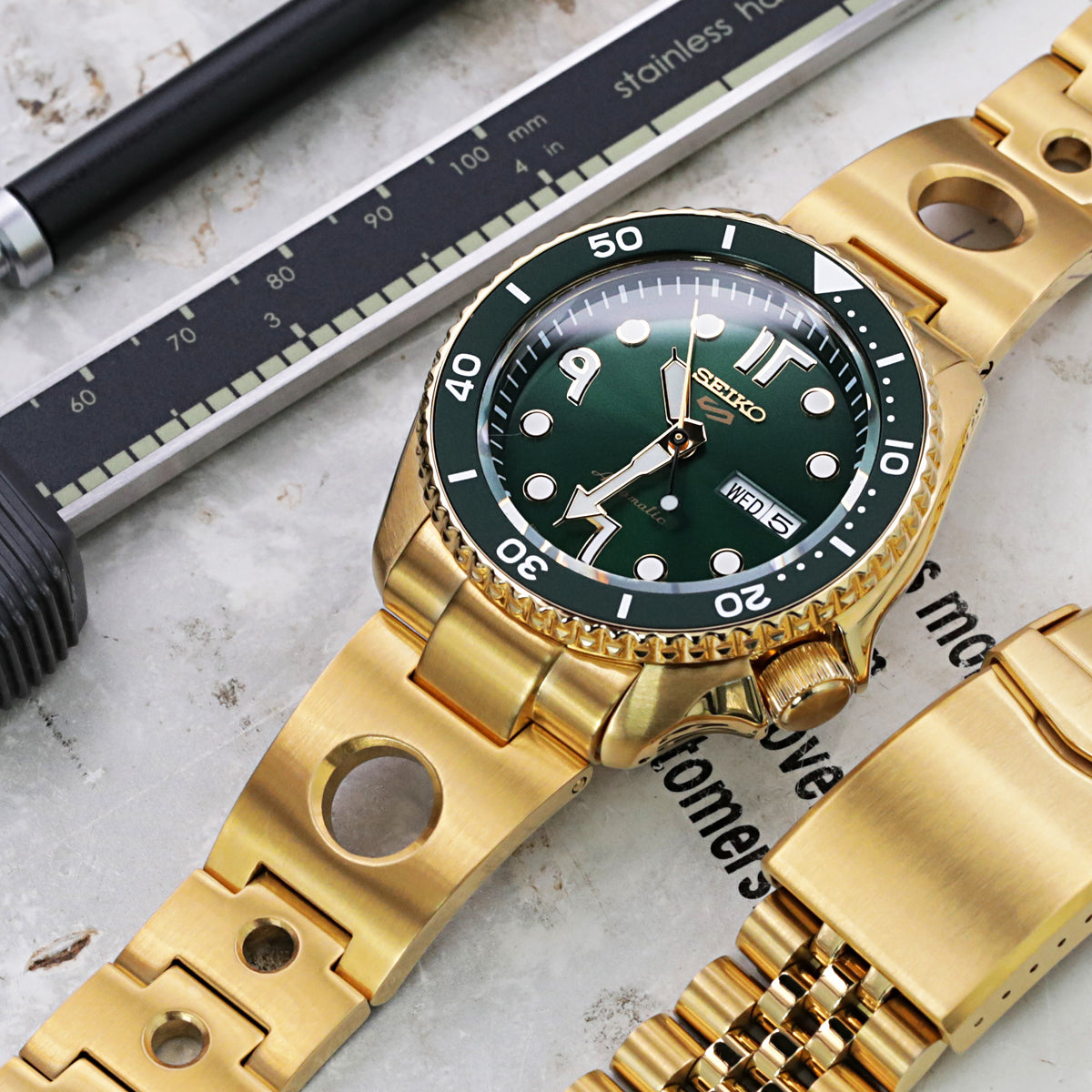 Seiko best sale 5kx gold