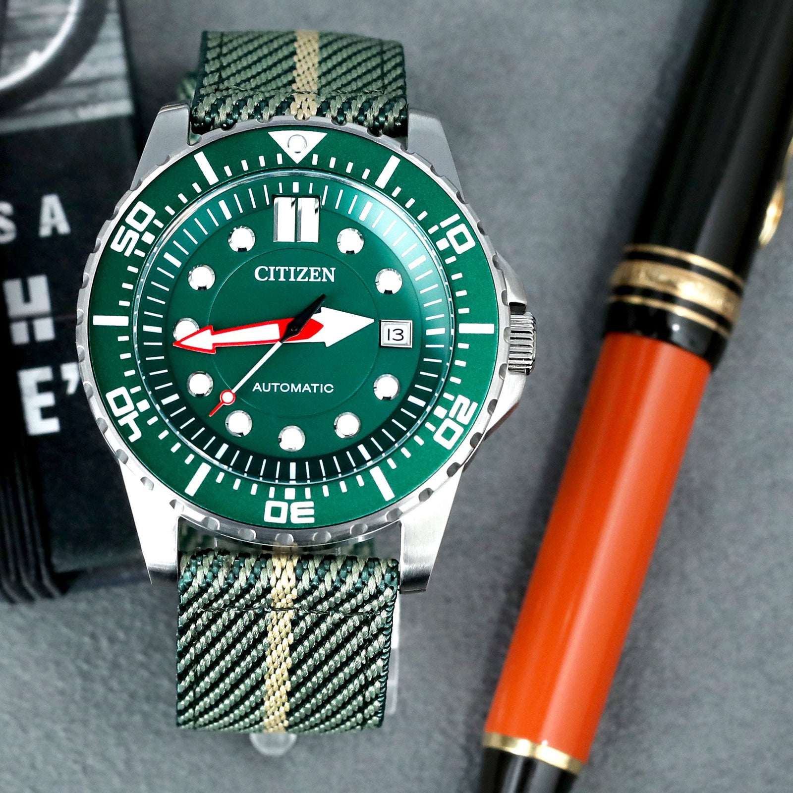 Citizen nylon shop watch band