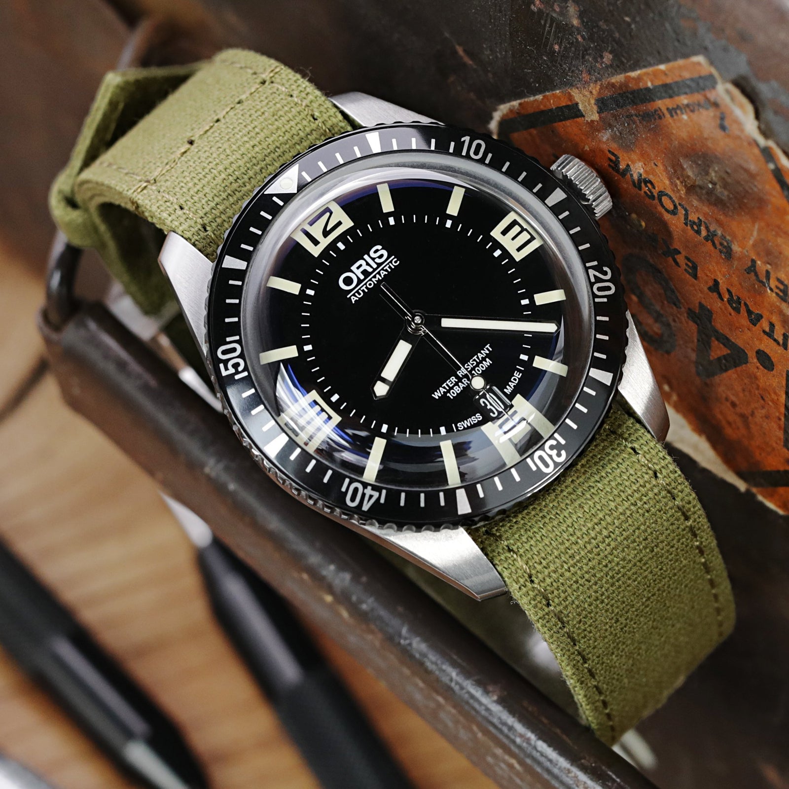 20mm The M 1943C Canvas Strap by HAVESTON Straps Strapcode