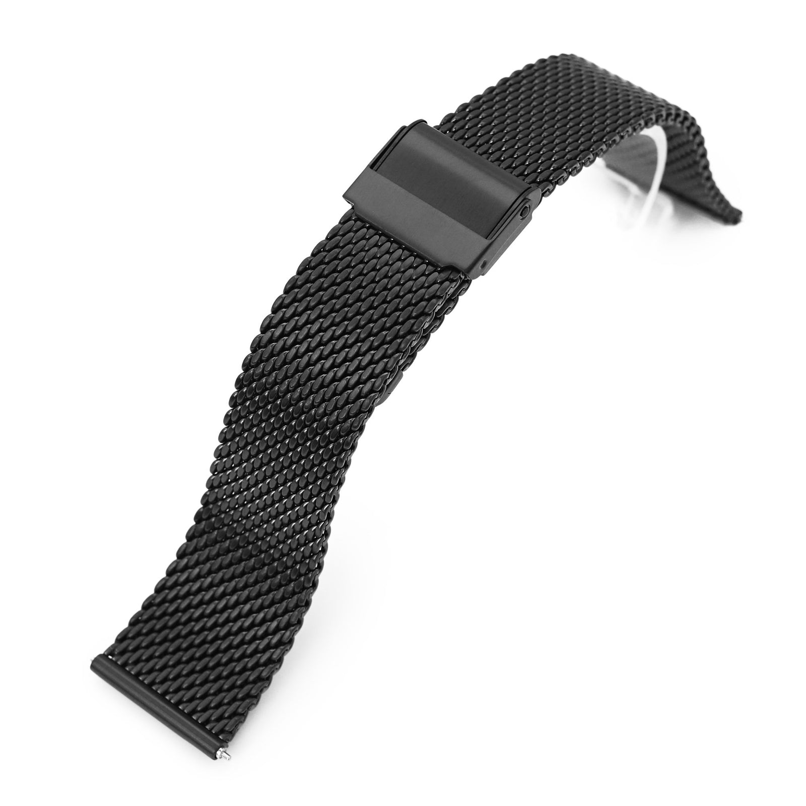 1pair Black Simple Milanese Magnetic Heart Bracelet, Adjustable