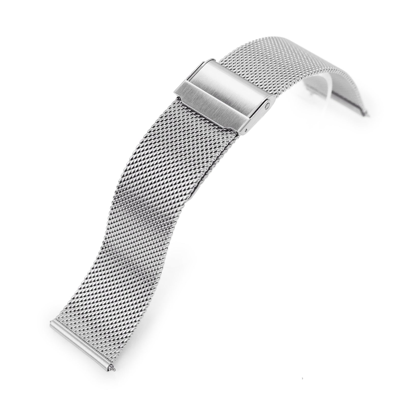 Quick Release Classic Superfine Brush Mesh Watch Band Strapcode