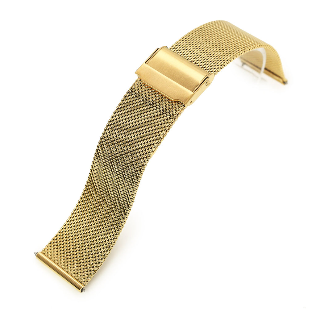 Gold mesh best sale bracelet watch