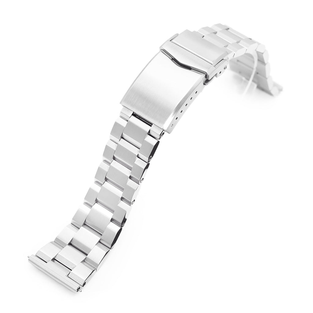 22mm Three-Row Stainless Steel Bracelet