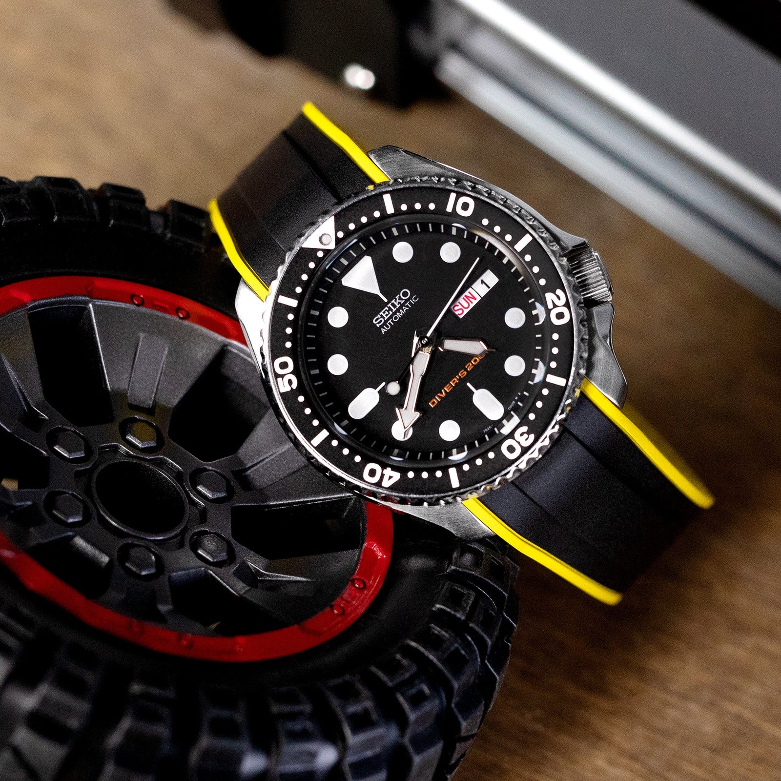 Rubber strap seiko outlet skx007